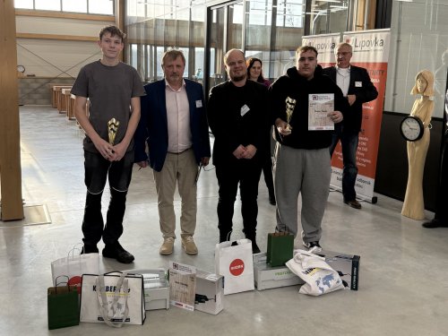 Marek Cehelský získal 2. místo na MČR oboru truhlář v Hodoníně